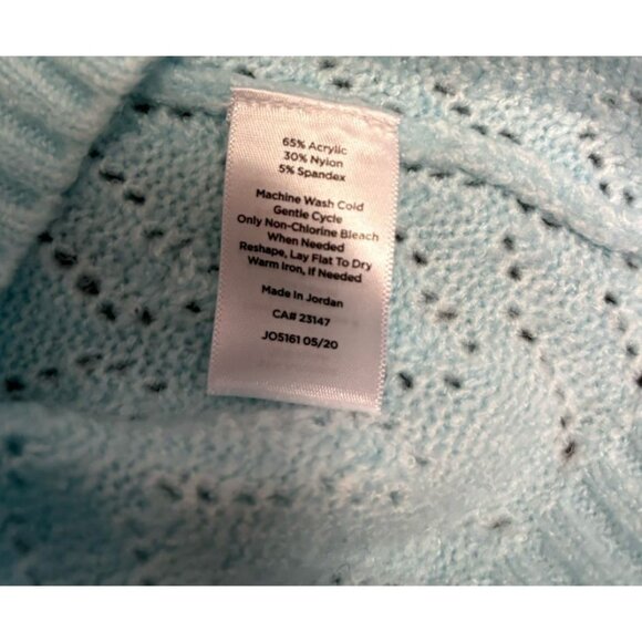 Talbots Sweater Womens Medium Petite Robin Egg Blue - Picture 4 of 4